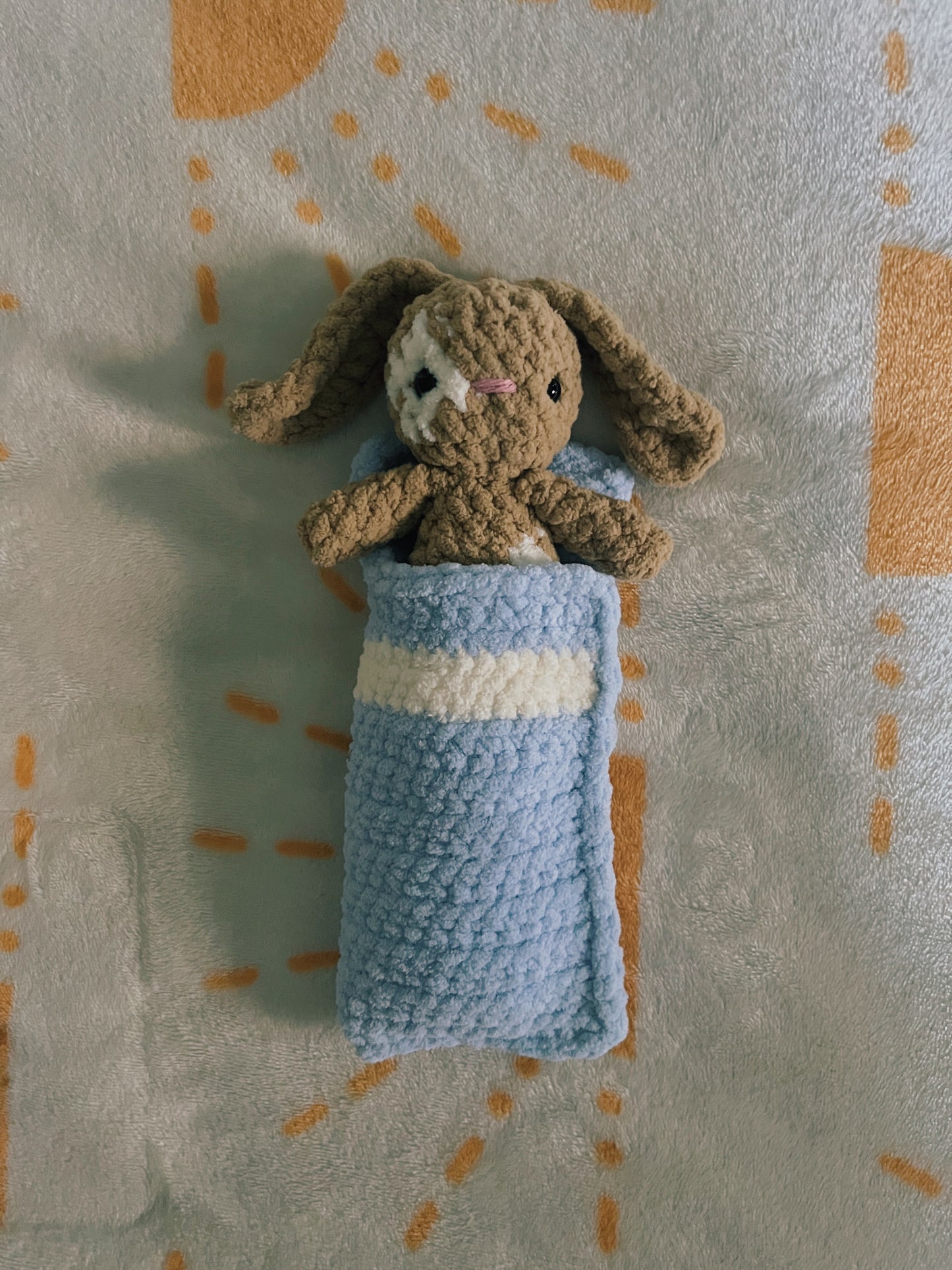 Oak&Marlow Sleeping Bag - Blue and White (plush not included)