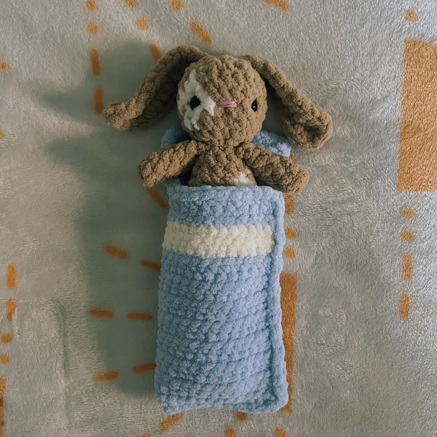 Oak&Marlow Sleeping Bag - Blue and White (plush not included)