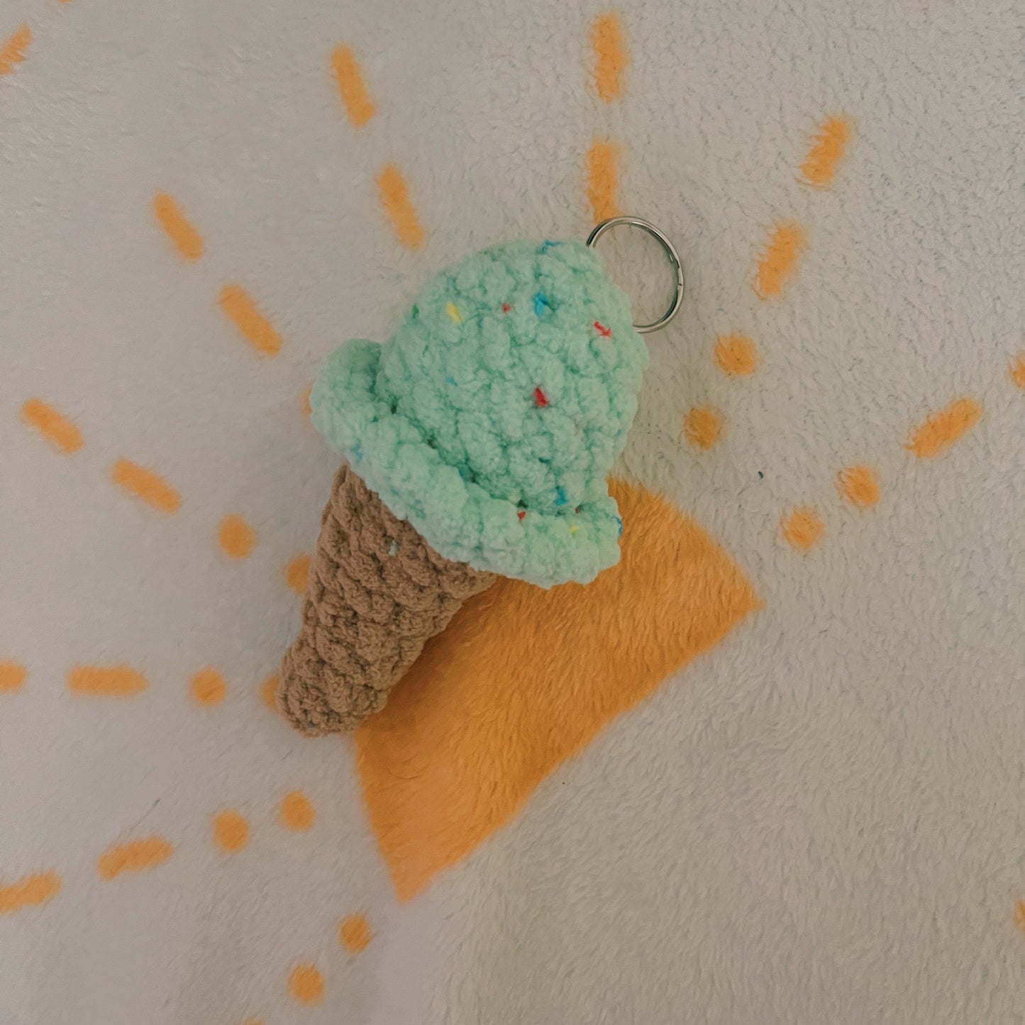 Mint Ice Cream Keychain