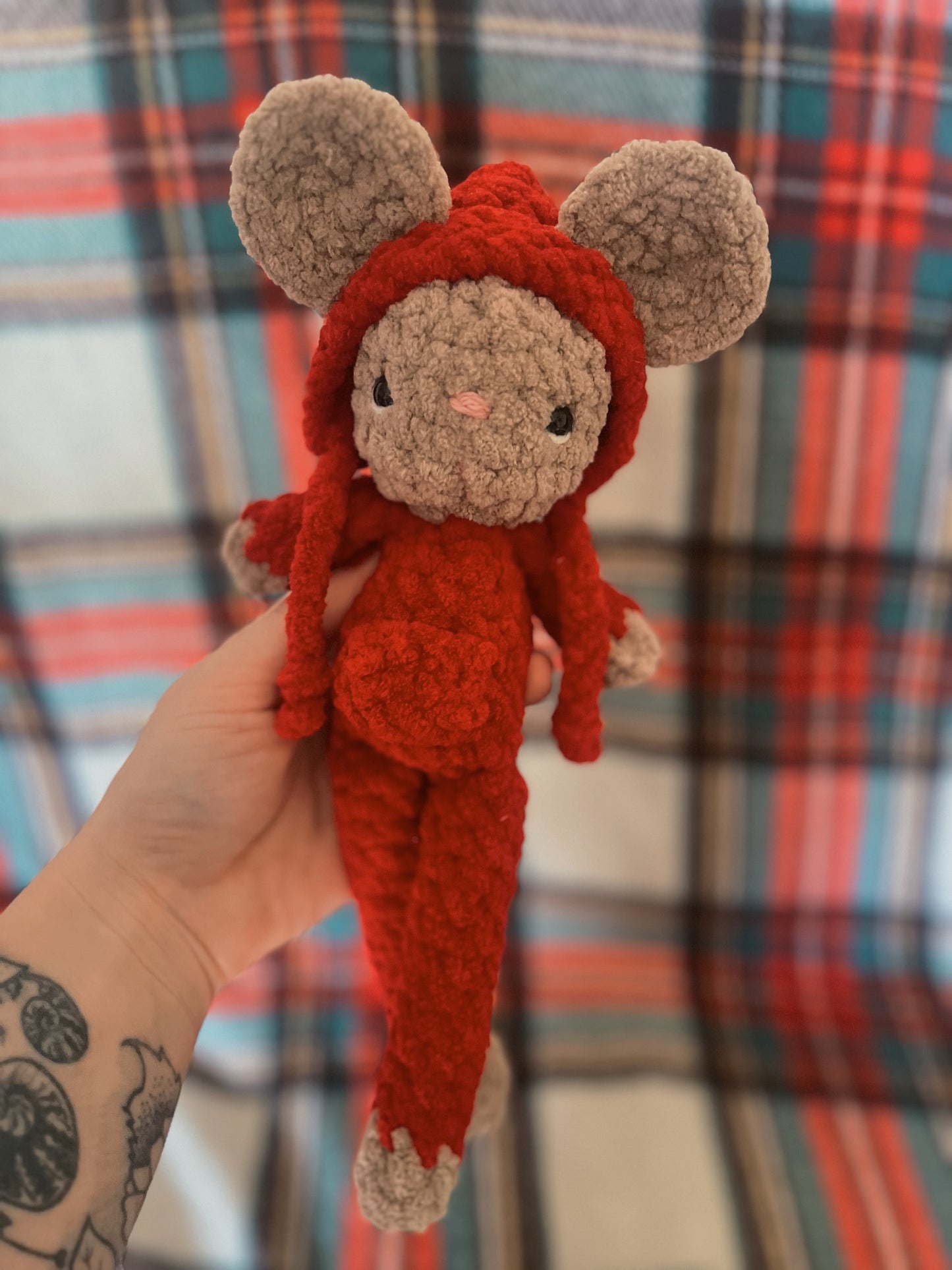 Brie Mouse - Red Jammies