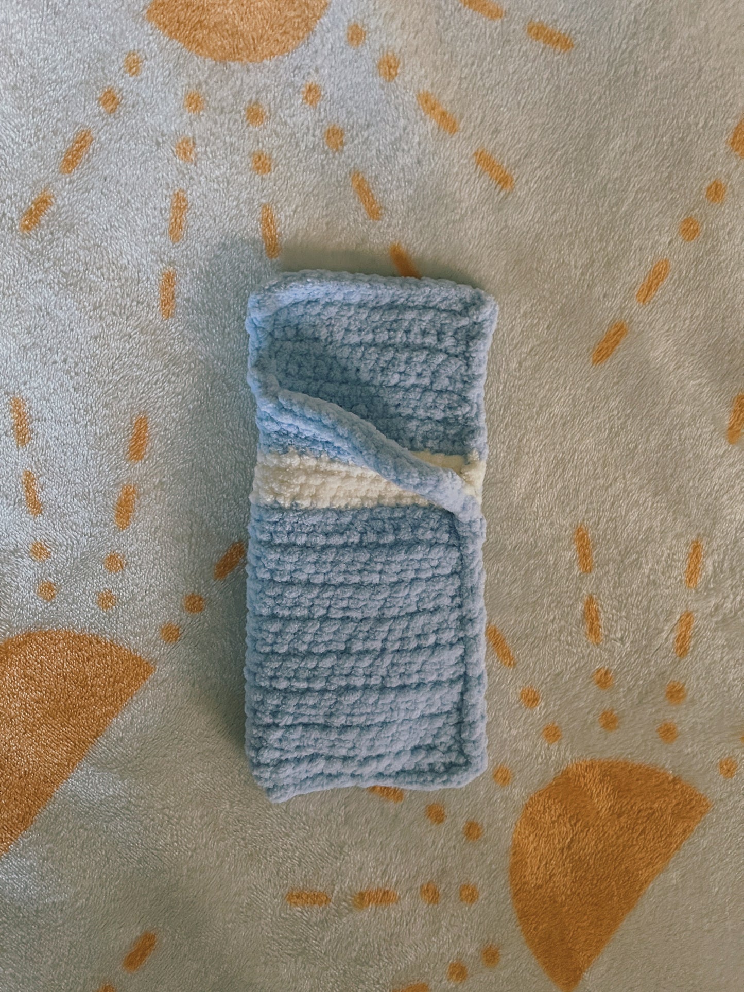 Oak&Marlow Sleeping Bag - Blue and White  (plush not included)