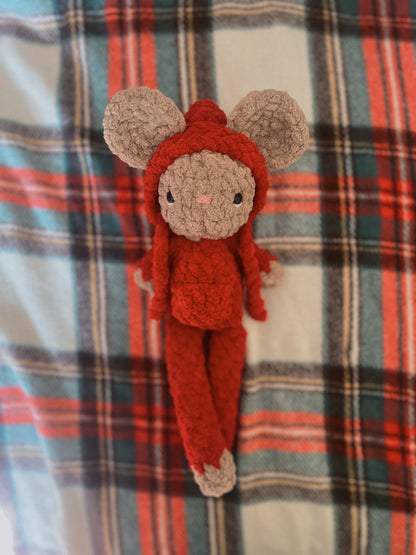 Brie Mouse - Red Jammies