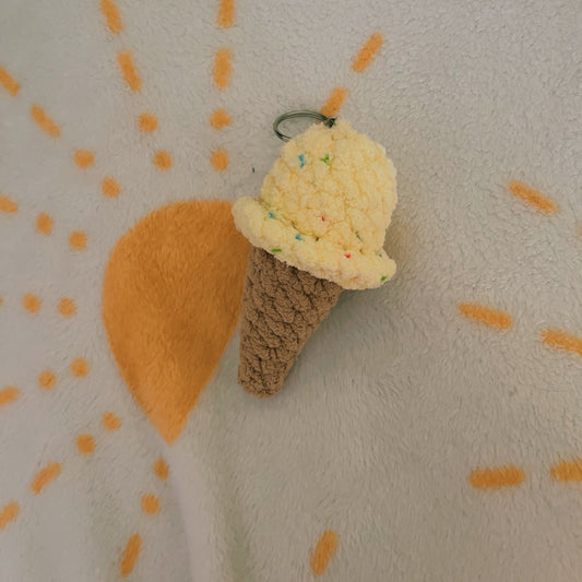 Banana Ice Cream Keychain