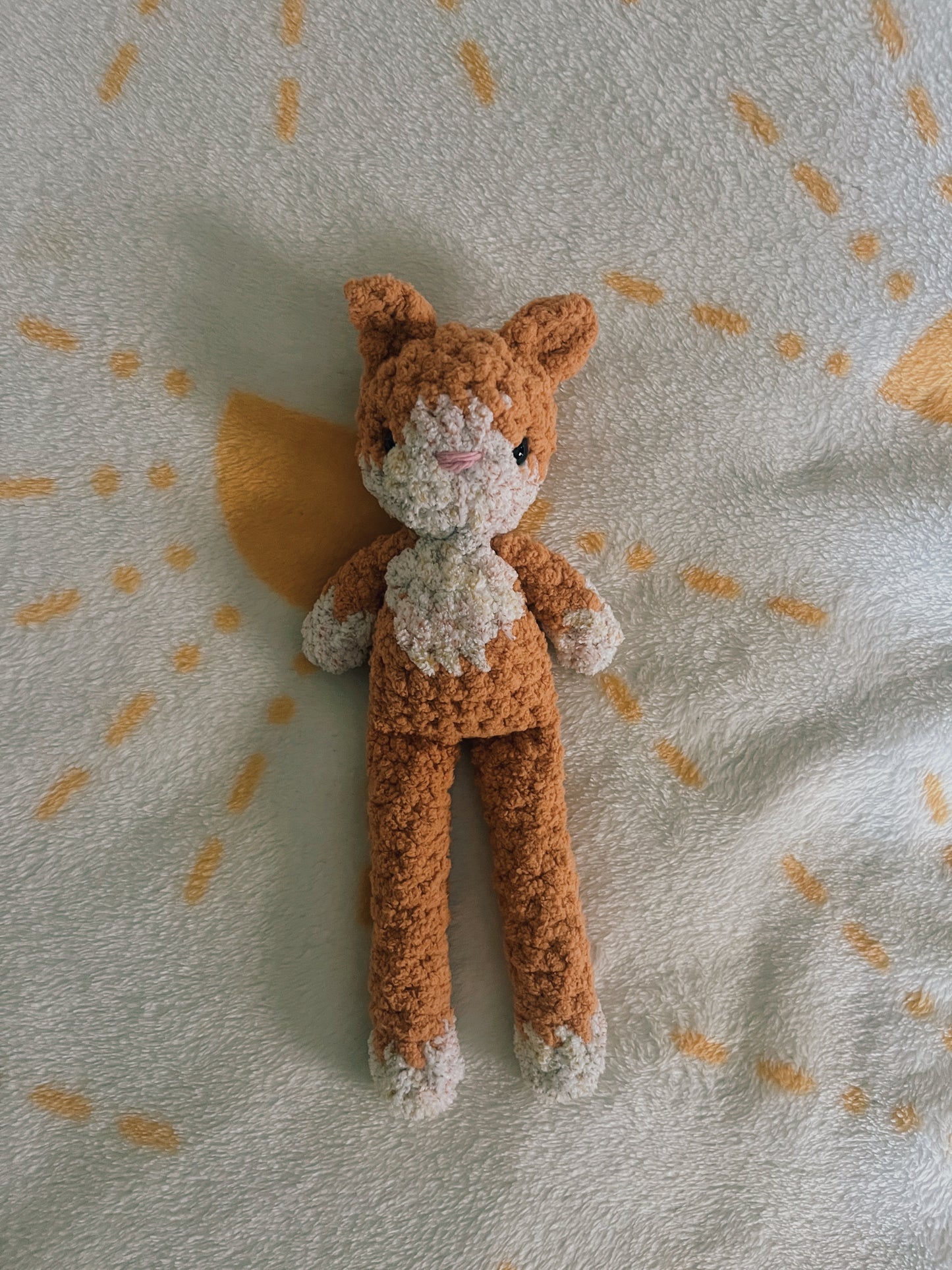 Tilly Cat - Orange and Speckled White