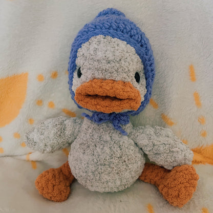 Bubbles the Duck // Periwinkle Bonnet